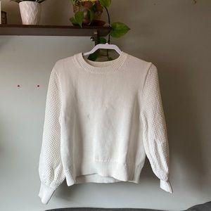 Banana Republic White Large Sweater.